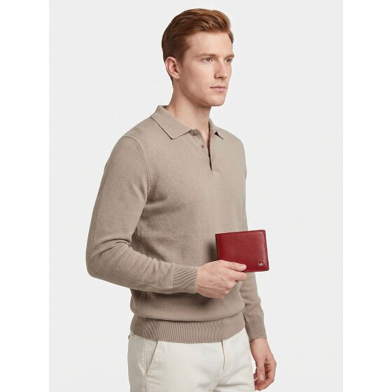 Golden Head Polo Porte-monnaie Protection RFID Cuir véritable 12 cm