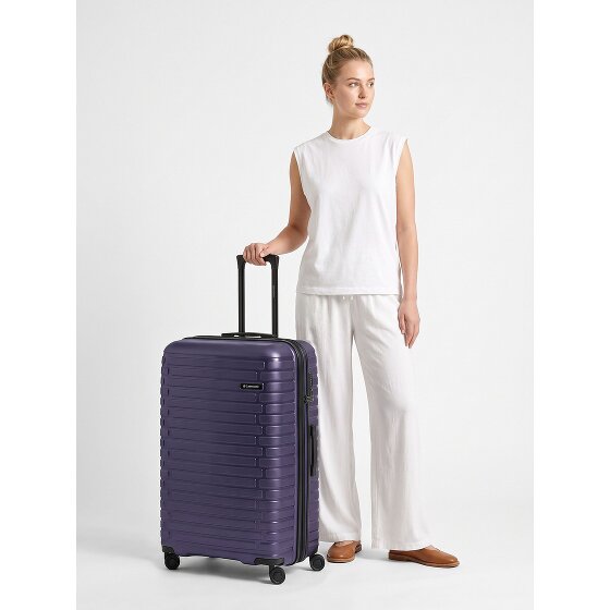 Pactastic Collection 04 THE LARGE + 4 roues Valise cabine L 75 cm '"avec soufflet d''extension"'