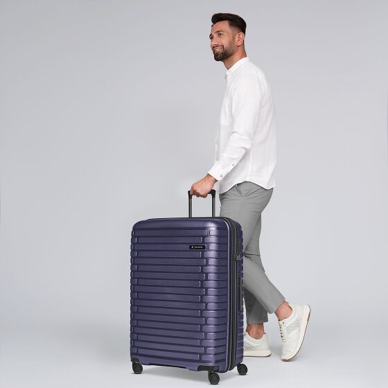 Pactastic Collection 04 THE LARGE + 4 roulettes Trolley L 75 cm avec soufflet d'extension