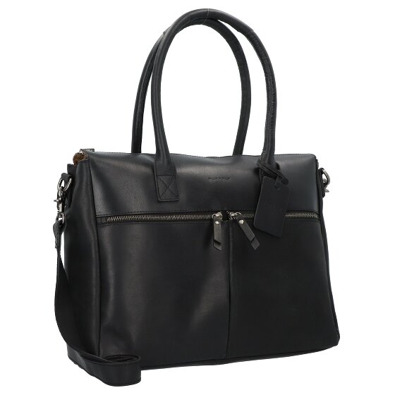 Burkely Vintage Valerie Sac à bandoulière en cuir 39 cm Compartiment pour ordinateur portable