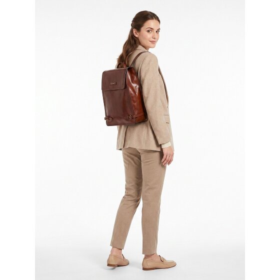 The Bridge Monica Daypack Cuir véritable 37 cm Compartiment ordinateur