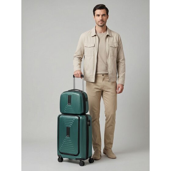 Redolz Essentials 14 Set de valises 2 pcs. trolley cabine avec soufflet extensible + beautycase