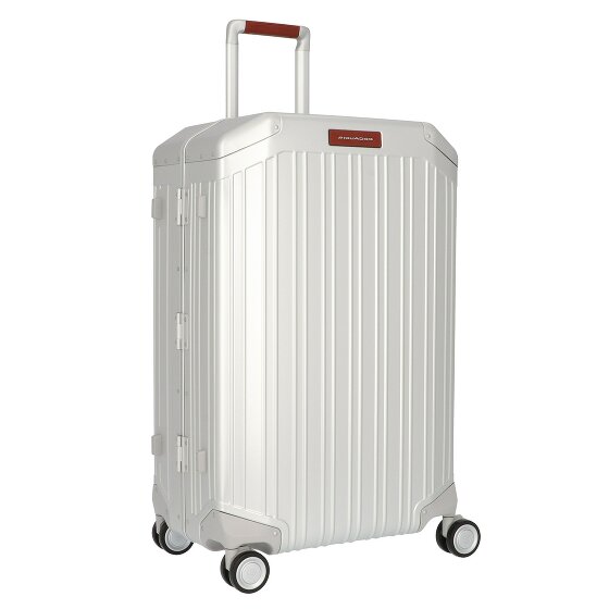 Piquadro Valise cabine à 4 roues en aluminium, 69 cm