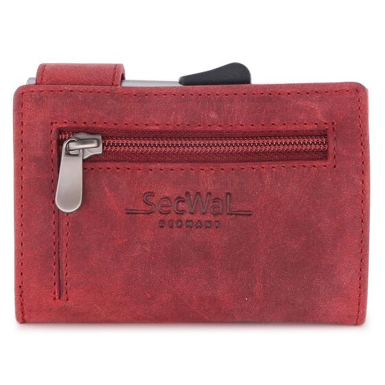 SecWal Porte-cartes de crédit Porte-monnaie RFID Cuir 9 cm