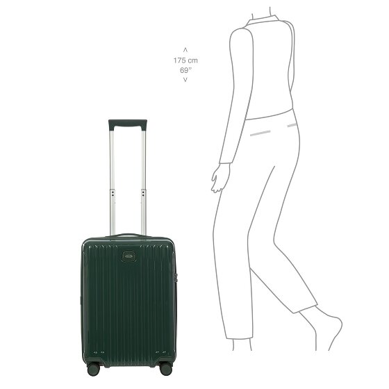 Bric's Positano 4 roulettes Trolley de cabine 55 cm