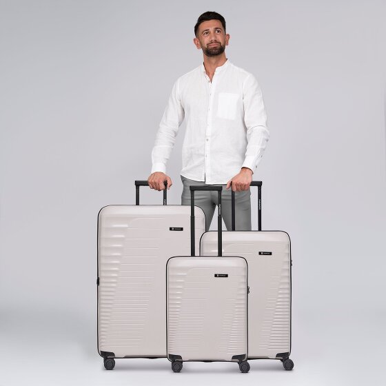 Farmhood Eco Edition 4 roulettes Set de valises 3 pièces avec soufflet d'extension