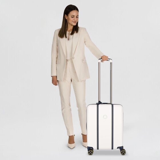 Delsey Paris Cadence 4 roulettes Trolley de cabine 55 cm avec soufflet d'extension