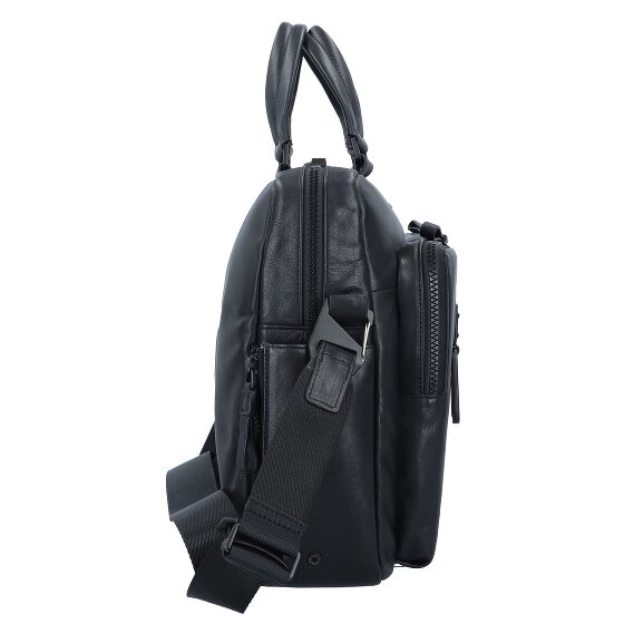Piquadro Harper Attaché-case Cuir véritable 40 cm Compartiment ordinateur