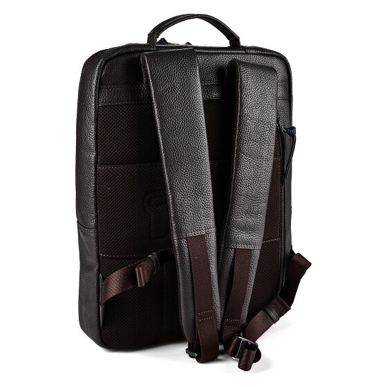 Braun Büffel Novara Sac à dos professionnel Cuir véritable 40 cm Compartiment ordinateur