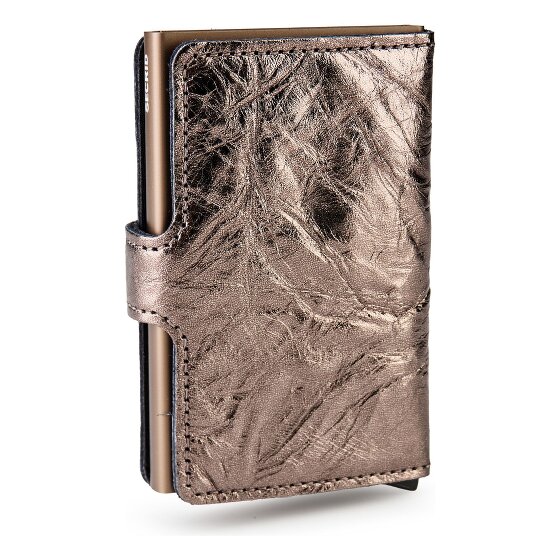 Secrid Miniwallet Crunch Porte-cartes de crédit RFID en cuir 6,5 cm