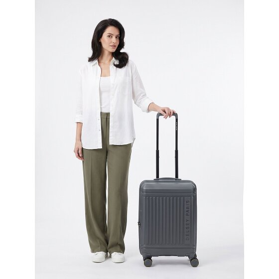 Delsey Paris Lutece 4 roues Valise cabine 55 cm '"avec soufflet d''extension"'