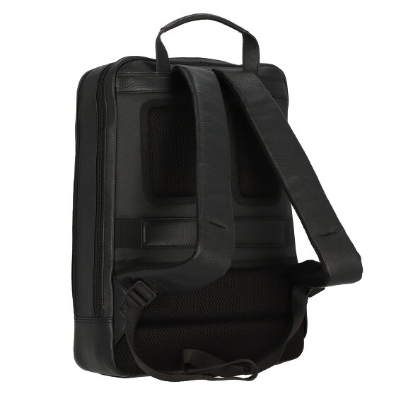 Jost Sac à dos Stockholm en cuir, compartiment pour ordinateur portable 46 cm