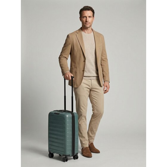 d&n Toronto 4 roues Valise cabine S 54 cm avec soufflet d'extension