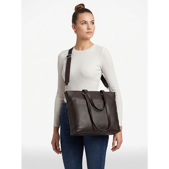 Jost Sac de travail Lysa en cuir, 36 cm, compartiment pour ordinateur portable