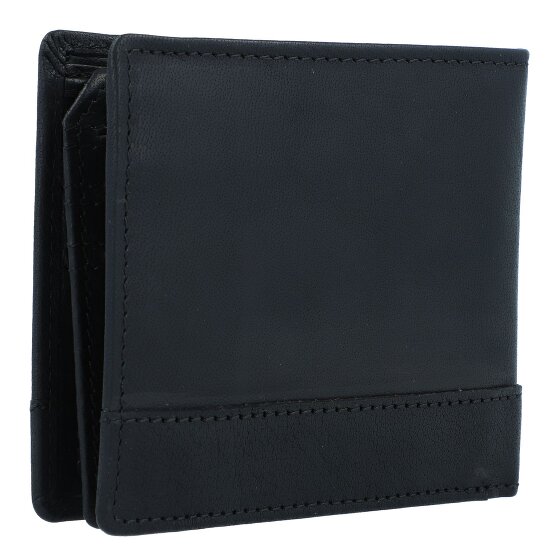 Spikes & Sparrow Porte-monnaie RFID en cuir 11 cm