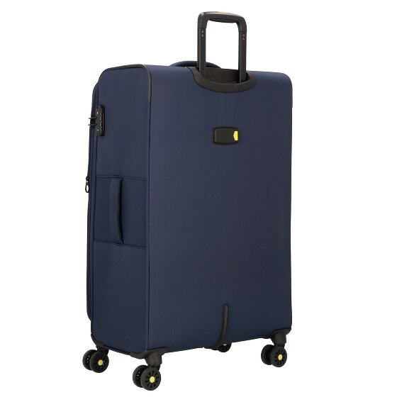 d&n Travel Line 9704 4 roulettes Trolley L 78 cm avec soufflet d'extension