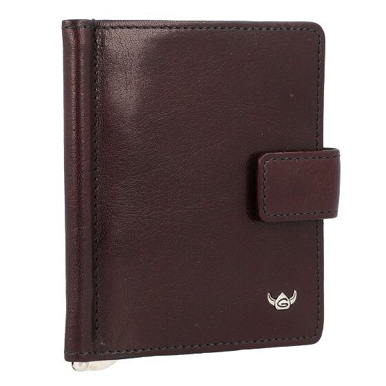 Golden Head Porte-cartes de crédit Colorado en cuir 8,5 cm avec pince à billets