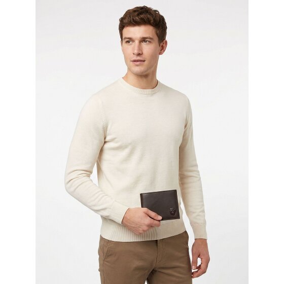 oxmox Leather Porte-monnaie Protection RFID Cuir véritable 10 cm