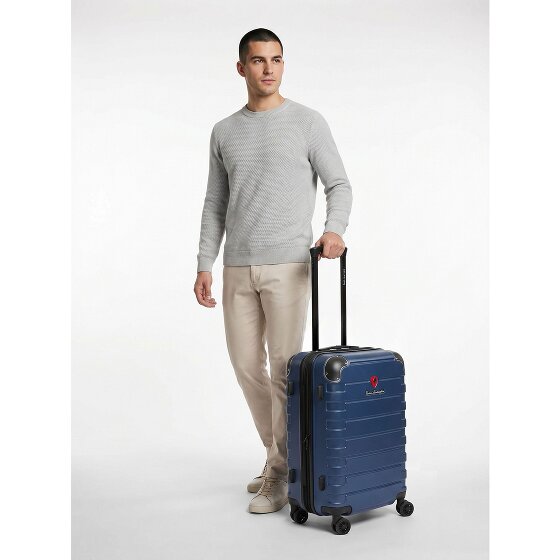 Tonino Lamborghini Milano 4 roues Valise cabine S 54 cm avec soufflet d'extension