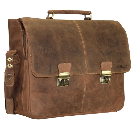 Greenburry Porte-documents Vintage en cuir 42 cm pour ordinateur portable