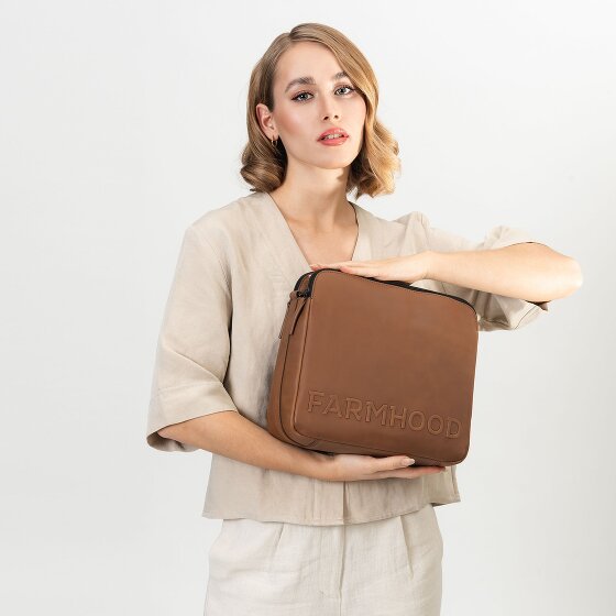 Farmhood Nashville XL Sac à bandoulière 2 compartiments cuir 29 cm