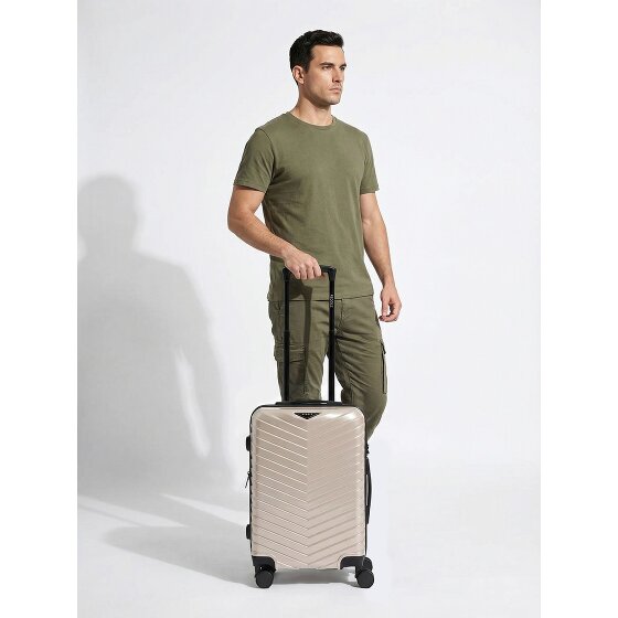 Redolz Essentials 18 4 roulettes Trolley de cabine 55 cm avec soufflet d'extension