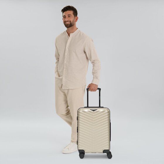 Redolz Essentials 18 4 roulettes Trolley de cabine 55 cm avec soufflet d'extension