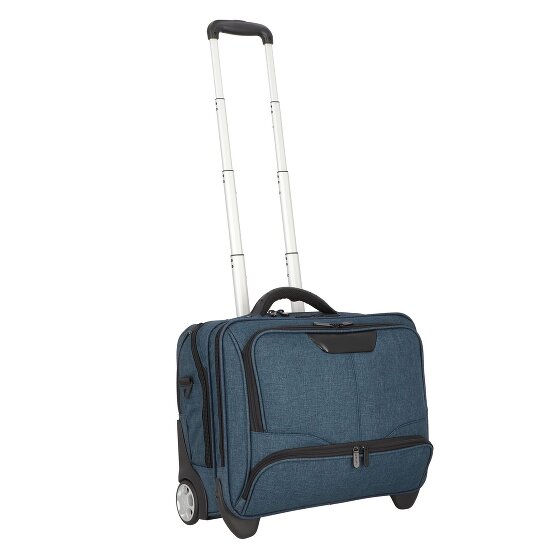 Dermata 2 roulettes Trolley d'affaires 46 cm Compartiment pour ordinateur portable