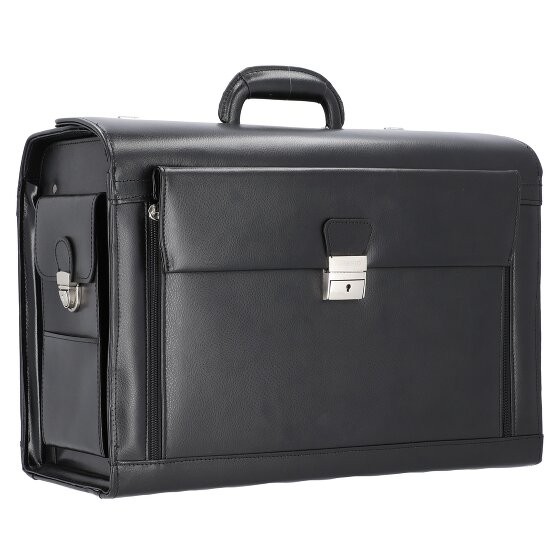 Alassio Valise de pilote en cuir 49 cm pour ordinateur portable