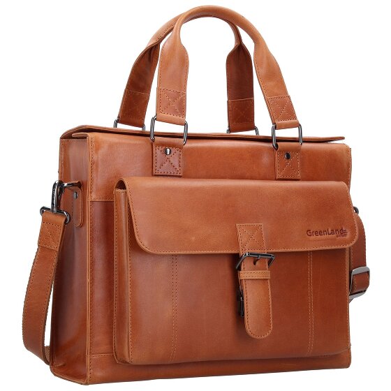 Greenland Nature Attaché-case Cuir véritable 38 cm
