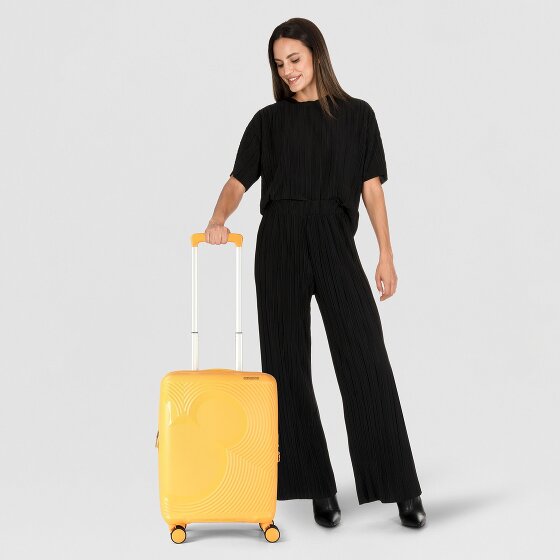 American Tourister Mickey Magic 4 roulettes Trolley de cabine 55 cm avec soufflet d'extension