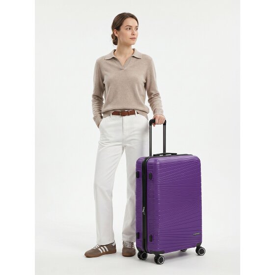 Franky Dallas 3.0 4 roues trolley M 65 cm avec soufflet d'extension