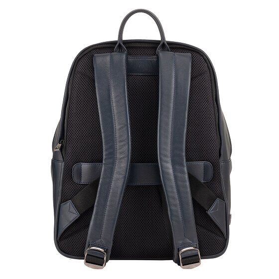 DuDu New York Daypack Cuir véritable 41 cm Compartiment ordinateur