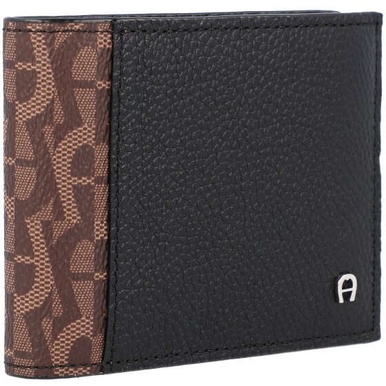 AIGNER Porte-monnaie Logo RFID cuir 10 cm