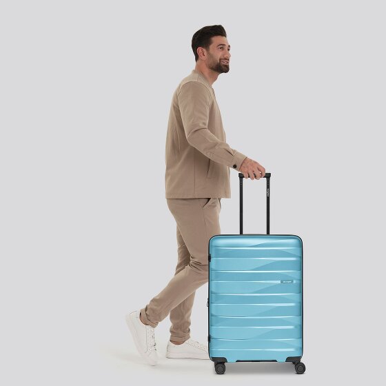 Bergpfeil Travel 4-roll Trolley M 66 cm avec soufflet d'extension