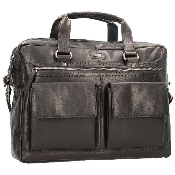 Spikes & Sparrow Porte-documents en cuir 41 cm compartiment pour ordinateur portable