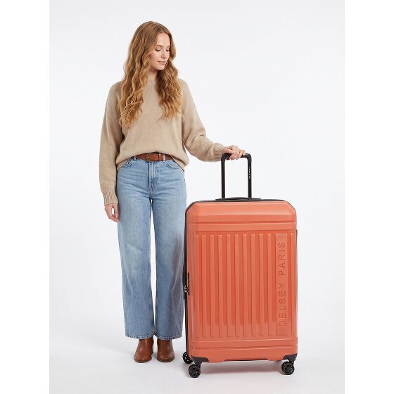 Delsey Paris Lutece Se 4 roues Valise cabine 75 cm '"avec soufflet d''extension"'