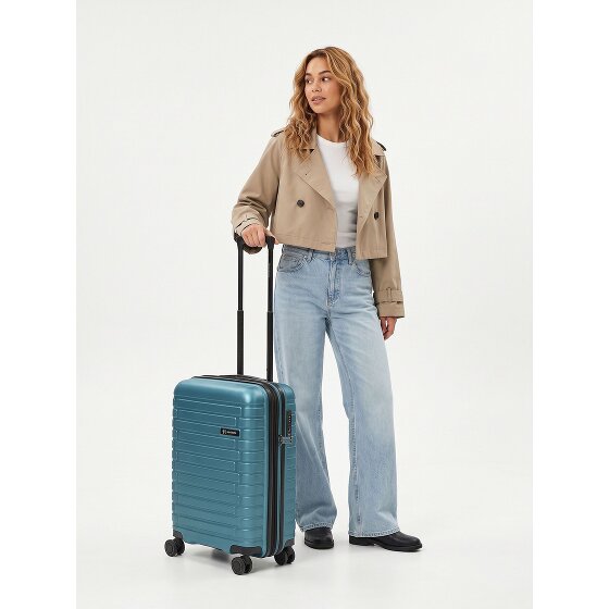 Pactastic Collection 04 THE CABIN + 4 roues Valise cabine S 55 cm '"avec soufflet d''extension"'