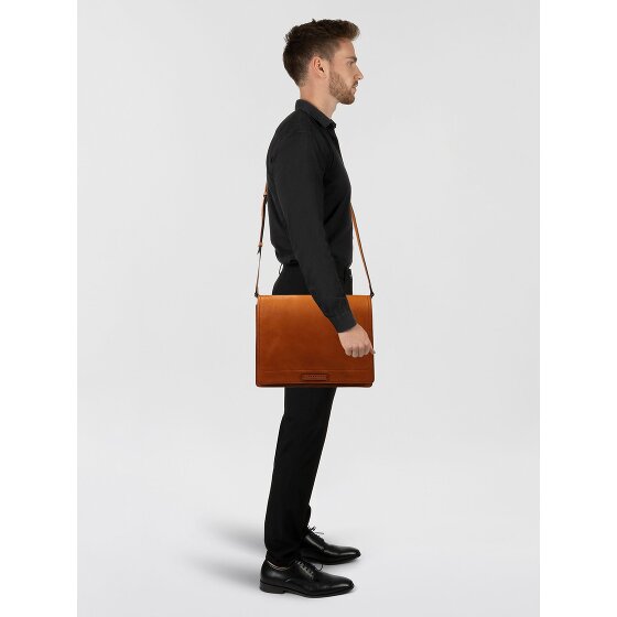 The Bridge Leone Porte-documents Messenger Cuir véritable 35 cm Compartiment ordinateur