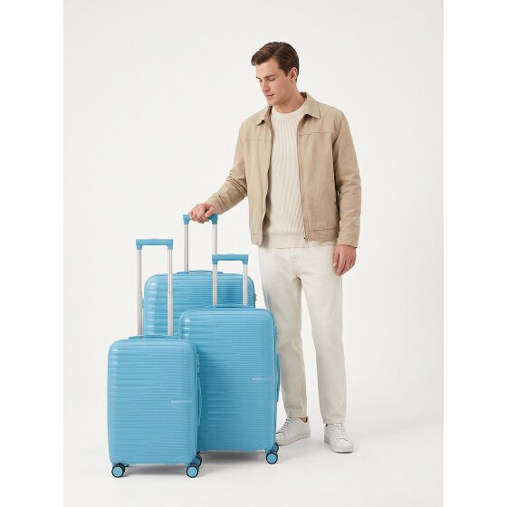 Travelite Pacific 4 roues Set de valises 3 pièces