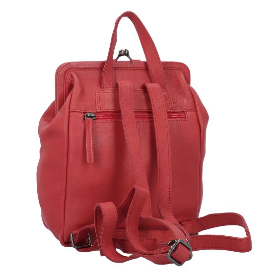 Greenburry Vintage washed Sac à dos de ville Cuir véritable 27 cm