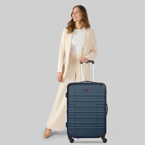 Wenger Amplar Evo 4 roulettes Trolley M 65 cm avec soufflet d'extension