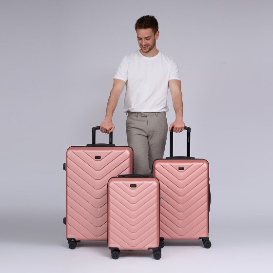 Redolz Essentials 07 3-SET 4 roues Set de valises 3 pièces