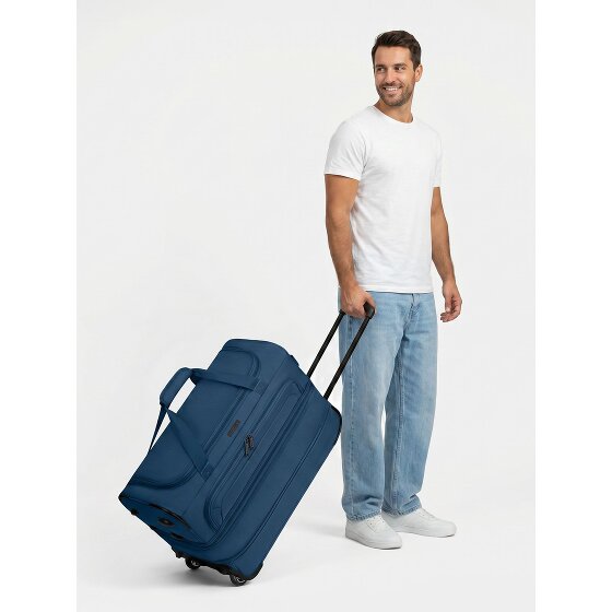 Redolz Sac de voyage Duffle Essentials à 2 roulettes 55 cm M avec soufflet d'extension