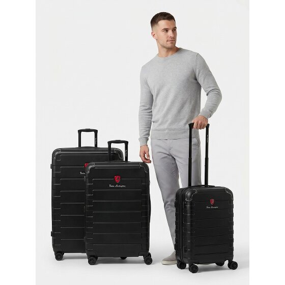 Tonino Lamborghini Tonino Lamborghini Milano Valise cabine 3-SET avec soufflet extensible et Valise XL