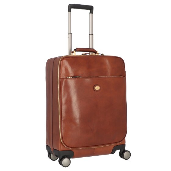 The Bridge Viaggio 4-roues trolley cabine cuir 53 cm