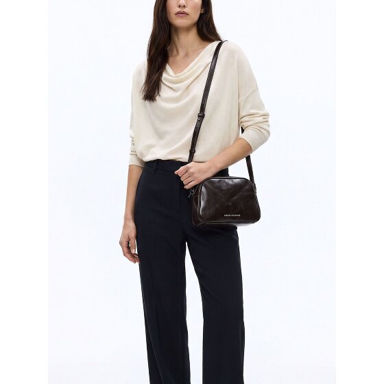 Armani Exchange Keira Sac à bandoulière Cuir véritable 18 cm