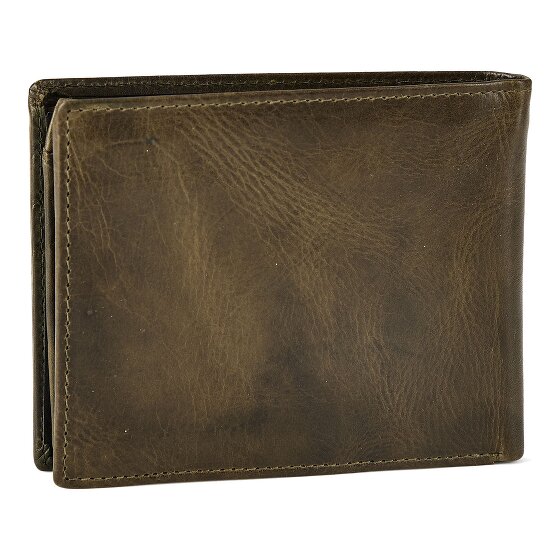 Greenburry Newport Porte-monnaie Protection RFID Cuir véritable 12 cm