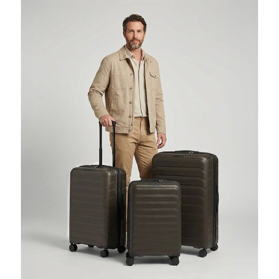 d&n Toronto 4 roues Set de valises 3 pièces avec soufflet d'extension