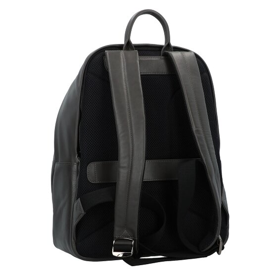 DuDu New York Daypack Cuir véritable 41 cm Compartiment ordinateur
